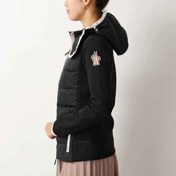 MONCLER GRENOBLE Hooded paneled twill and quilted stretch-shell down jacket - Picture 4 of 16